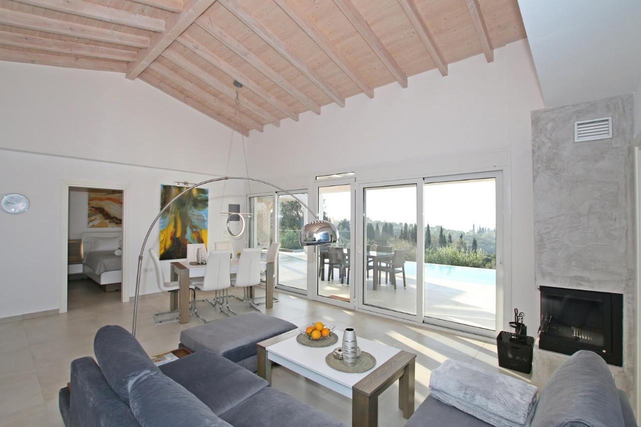 Sunset Sea View Villa 10 Афионас Экстерьер фото