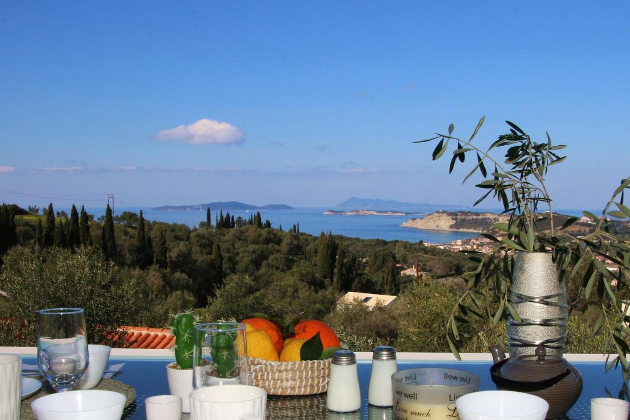 Sunset Sea View Villa 10 Афионас Экстерьер фото